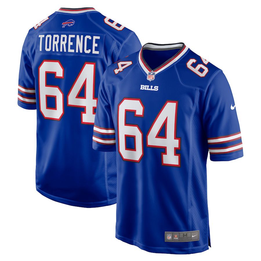 Men Buffalo Bills 64 OCyrus Torrence Nike Royal Home Game NFL Jersey